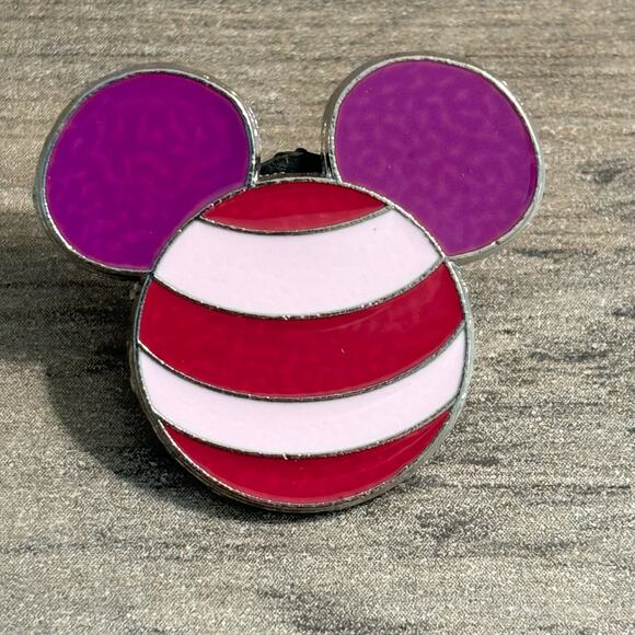 Disney Jewelry - Disney Theme Park Cheshire Cat Mickey Mouse Icon Mystery Alice In Wonderland Pin